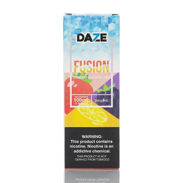 7 Daze Fusion TFN – Strawberry Blackberry Lemon ICED – 100ml - Image 2