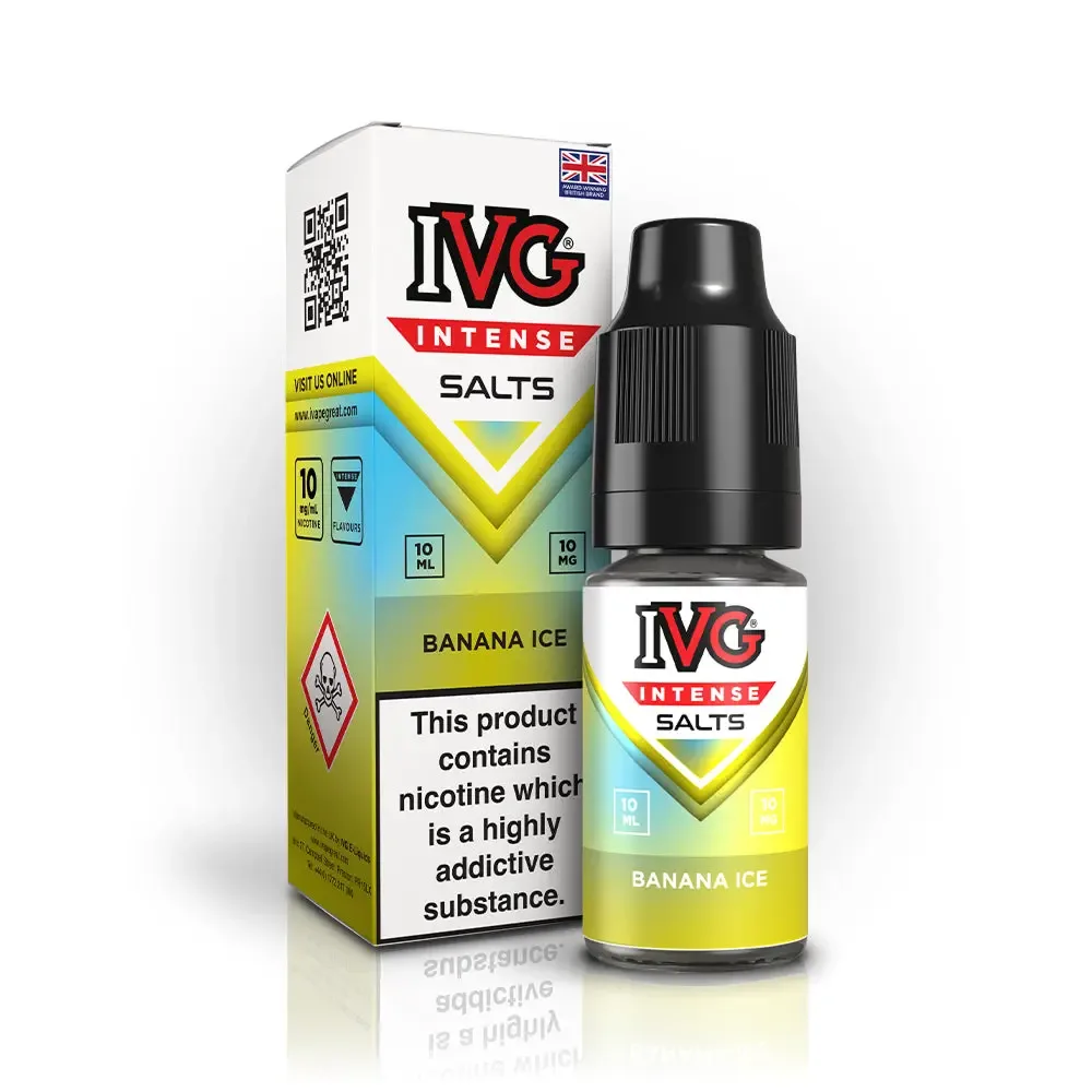 Banana Ice Nic Salt by IVG Intense Salts