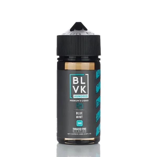 BLVK Hundred E-liquid – Blue Mint – 100ml - Image 2