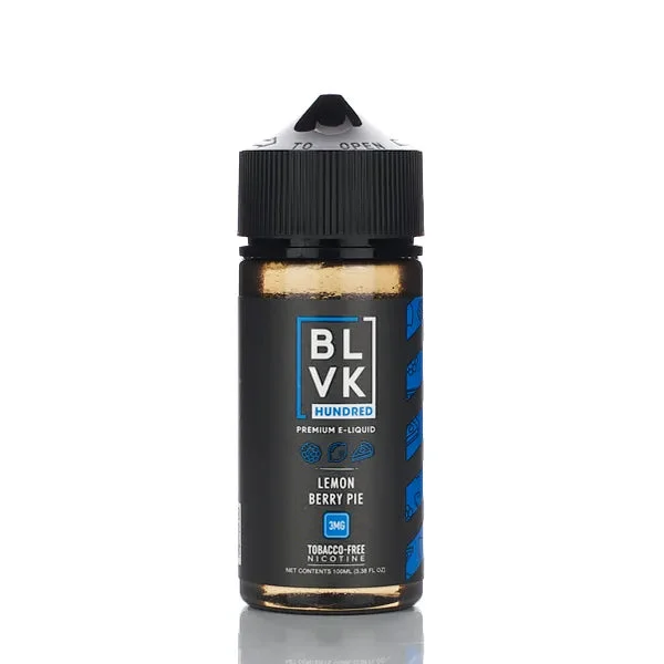 BLVK Hundred E-liquid – Lemon Berry Pie – 100ml - Image 2