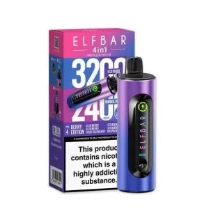 Box of 5 Elf Bar 4-in-1 3200 Prefilled Pod Kit