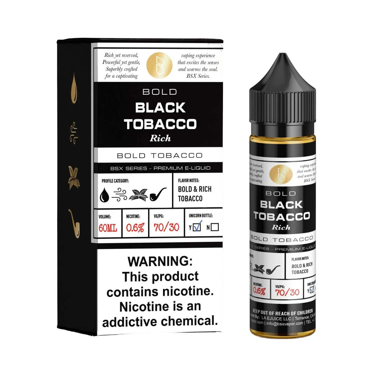 BSX 60ml E-Juice 6MG Collection - Image 2