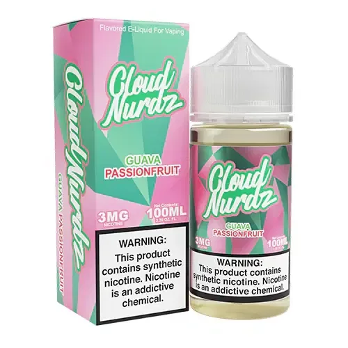 Cloud Nurdz Guava Passionfruit Vape e-Liquid 100mL