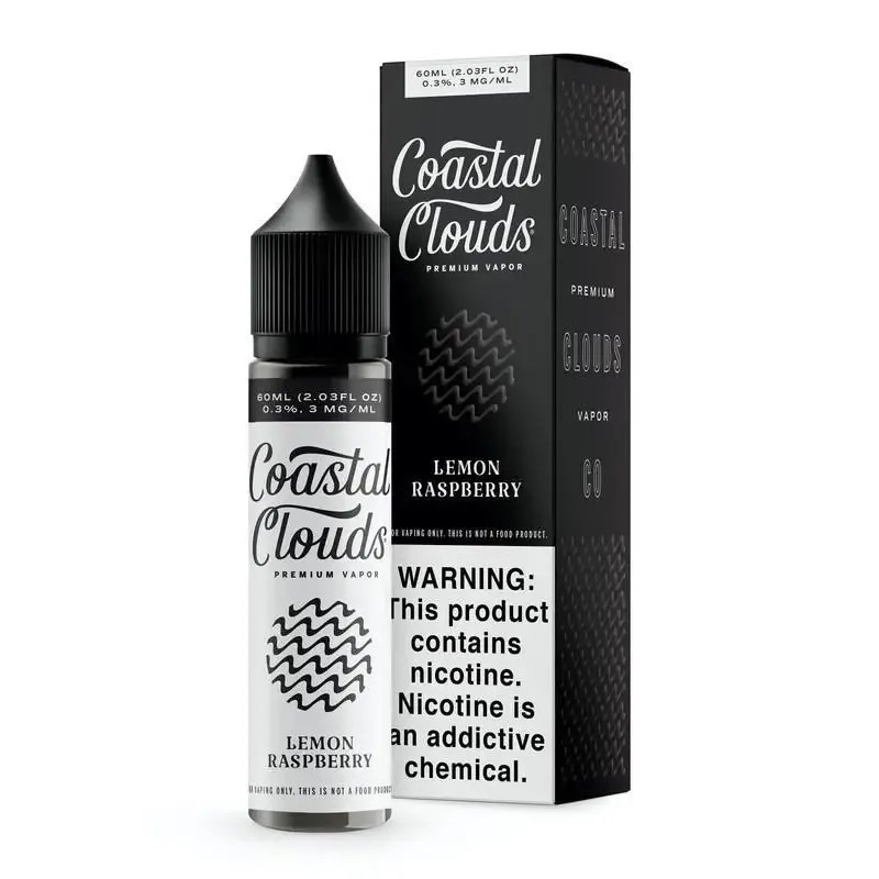 Coastal Clouds – Lemon Raspberry – 60ML E-Liquid