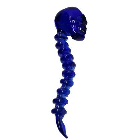 Crystal Skull Glass Dabber – Assorted Colours
