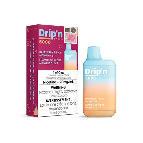 Drip'n 5000 - Raspberry Peach Mango | Vape Cloud Canada