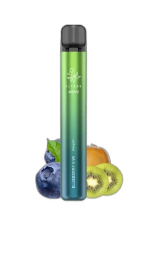 ELF BAR 600V2 Disposable 600 Puffs Blueberry Kiwi