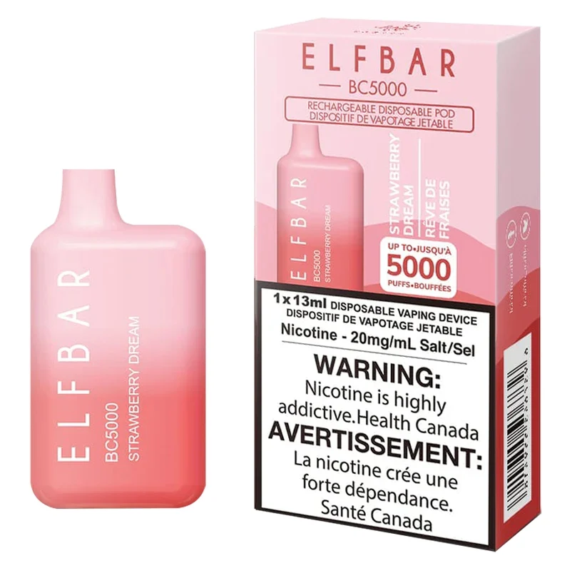 ELF BAR BC5000 Disposable Strawberry Dream 5000 Puffs 650mAh