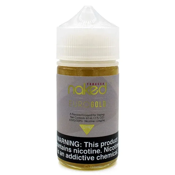 Euro Gold -12mg - Naked 100 Tobacco - 60mL