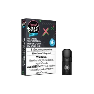 Flavour Beast S Pods - Weekend Watermelon Iced | Vape Cloud Canada