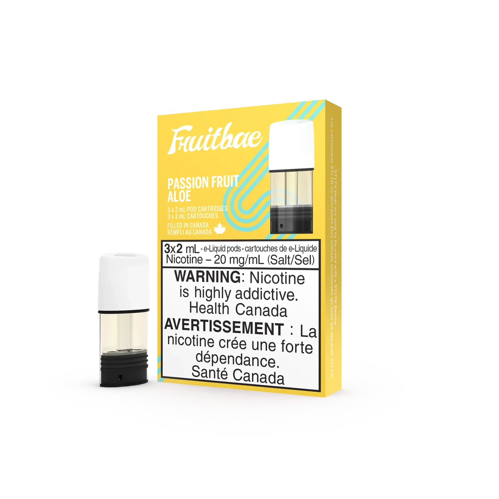 Fruitbae - STLTH Pods - Passionfruit Aloe (3 Pack) | Vape Cloud Canada