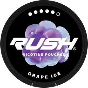 Grape ice Rush nicotine pouches 20 pack