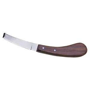 Hoof Knife with Wooden Handle