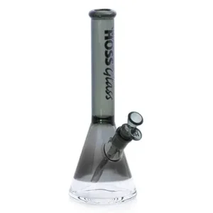 Hoss Glass - 12" 38mm Diameter Coloured Beaker w/ Window Base