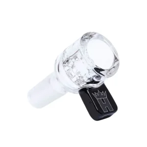 Hoss Glass - 14mm Screen Bowl w/ Coloured Rectangular Tab