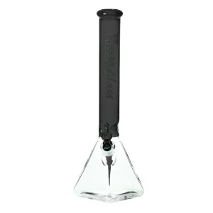 Hoss Glass - 18" 7mm Half Coloured Pyramid Beaker