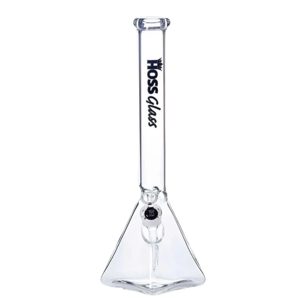 Hoss Glass - 18" 7mm Pyramid Base Beaker