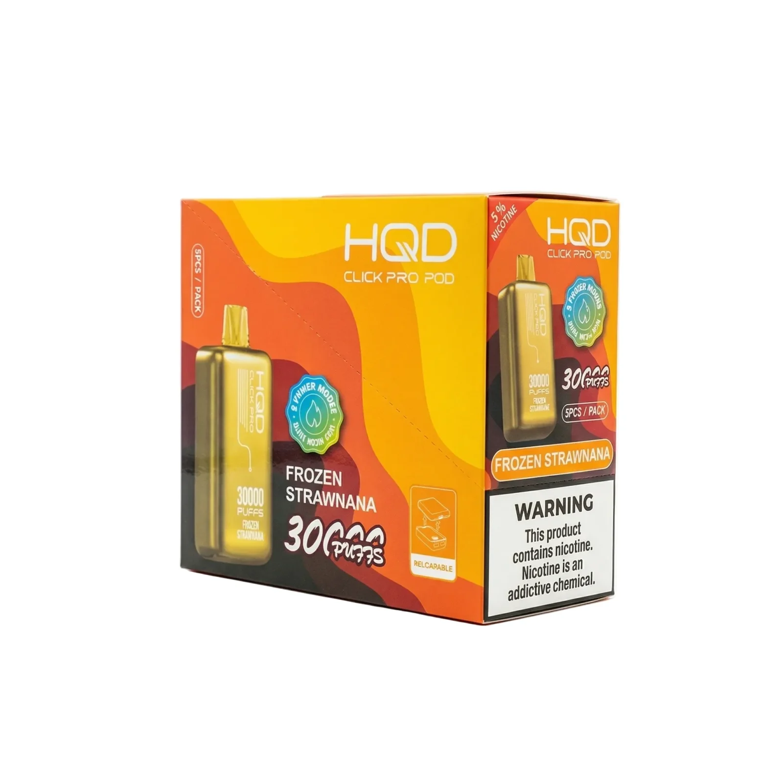 HQD Click Pro Disposable Refill Pods 5 Pack