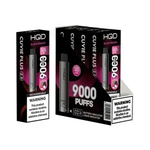 HQD Cuvie Plus 2.0 9000 Disposable Vape 5 Pack