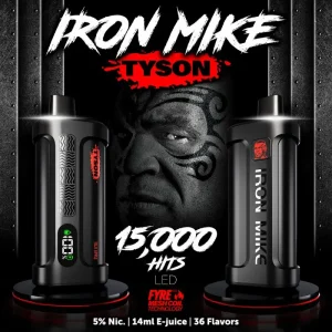 Iron Mike Tyson 15,000 Puff Disposable Vape