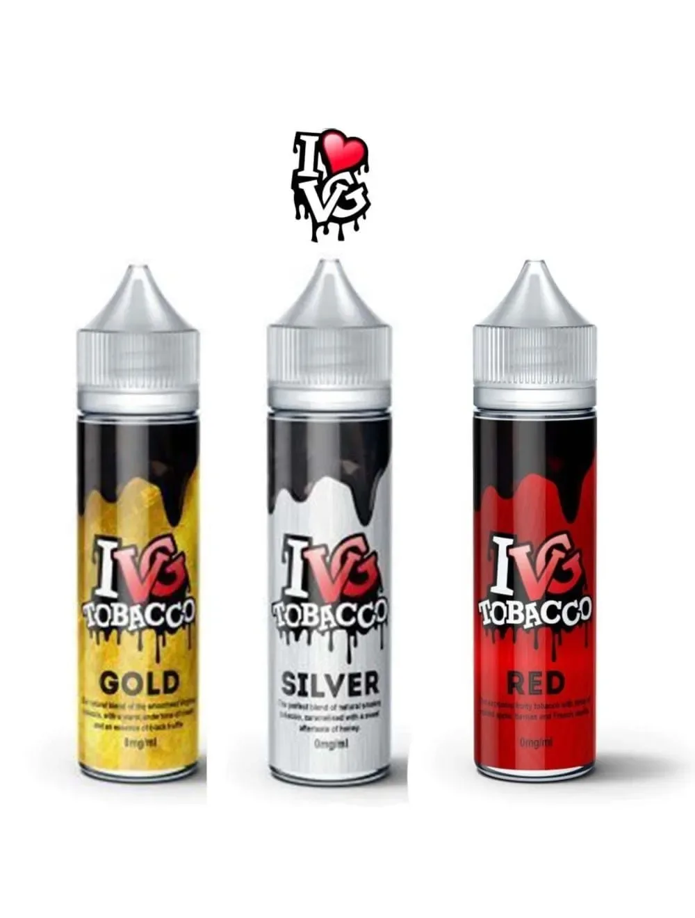 IVG Tobacco Premium E Liquid 60ml Shortfill 0mg & 3mg 70VG/30PG