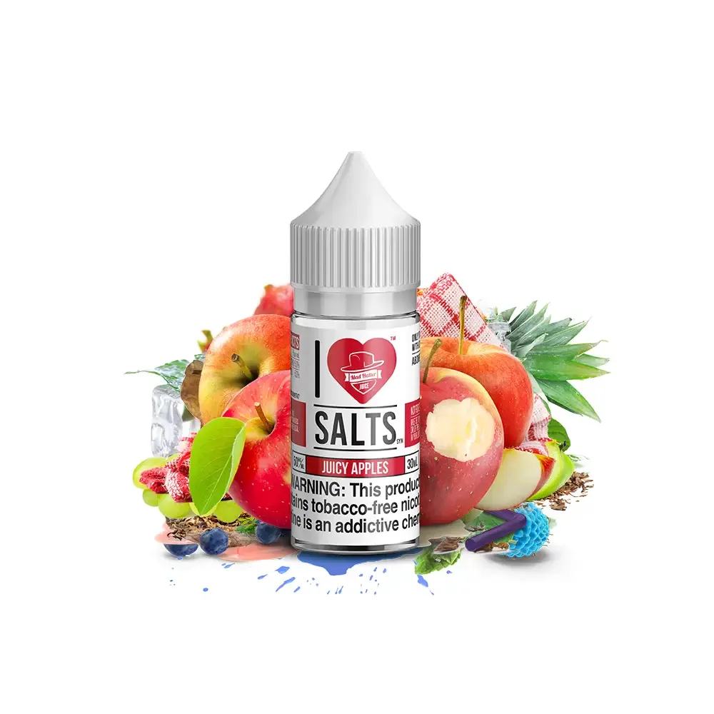 Juicy Apples Salt by Mad Hatter EJuice 30ml