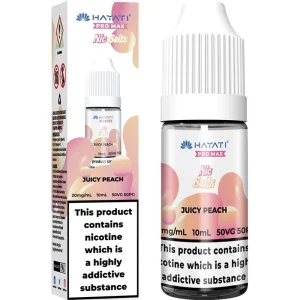 Juicy peach Hayati Pro Max Nic Salts e-liquid 10ml