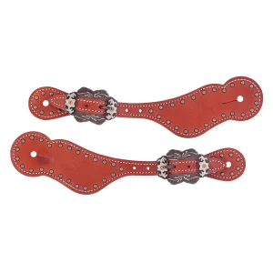 Ladies' Buttered Harness Leather Spur Straps,