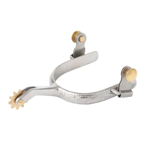 Ladies' Roping Spurs with Engraved Band