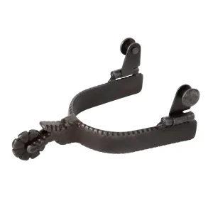 Ladies' Western Spurs with Plain Buffed Brown Band