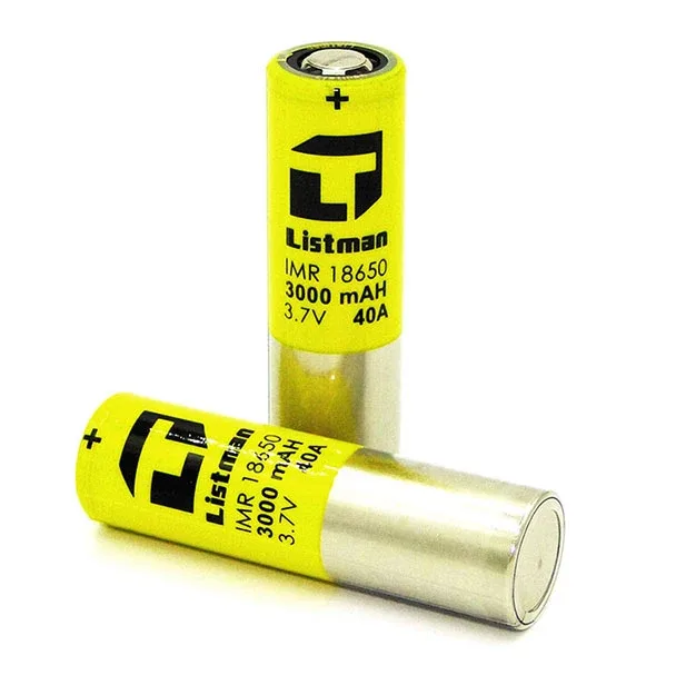 Listman 18650 ( 3000mAh ) 40A Battery - Singles