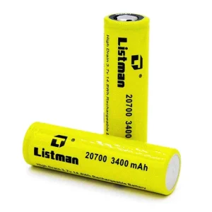 Listman 20700 ( 3400mah ) ( 40A ) Battery - Singles