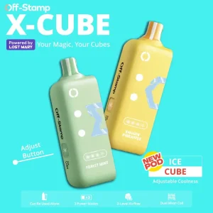 Made in Indonesia | Off-Stamp X-CUBE Ice Cube 25K Disposable POD Powered By LOST MARY – 25000 Puffs