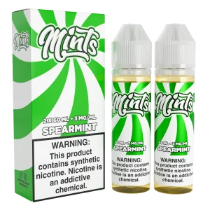 Mints Vape Co – Spearmint – 120ML E-Liquid (Twin 60ML Pack)