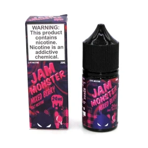 Mixed Berry - 24mg- Jam Monster Salt - 30mL