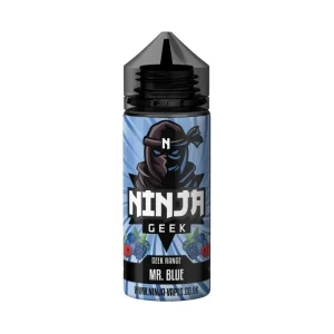 Mr Blue Geek Range E-liquid 100 ML Shortfill By Ninja Geek