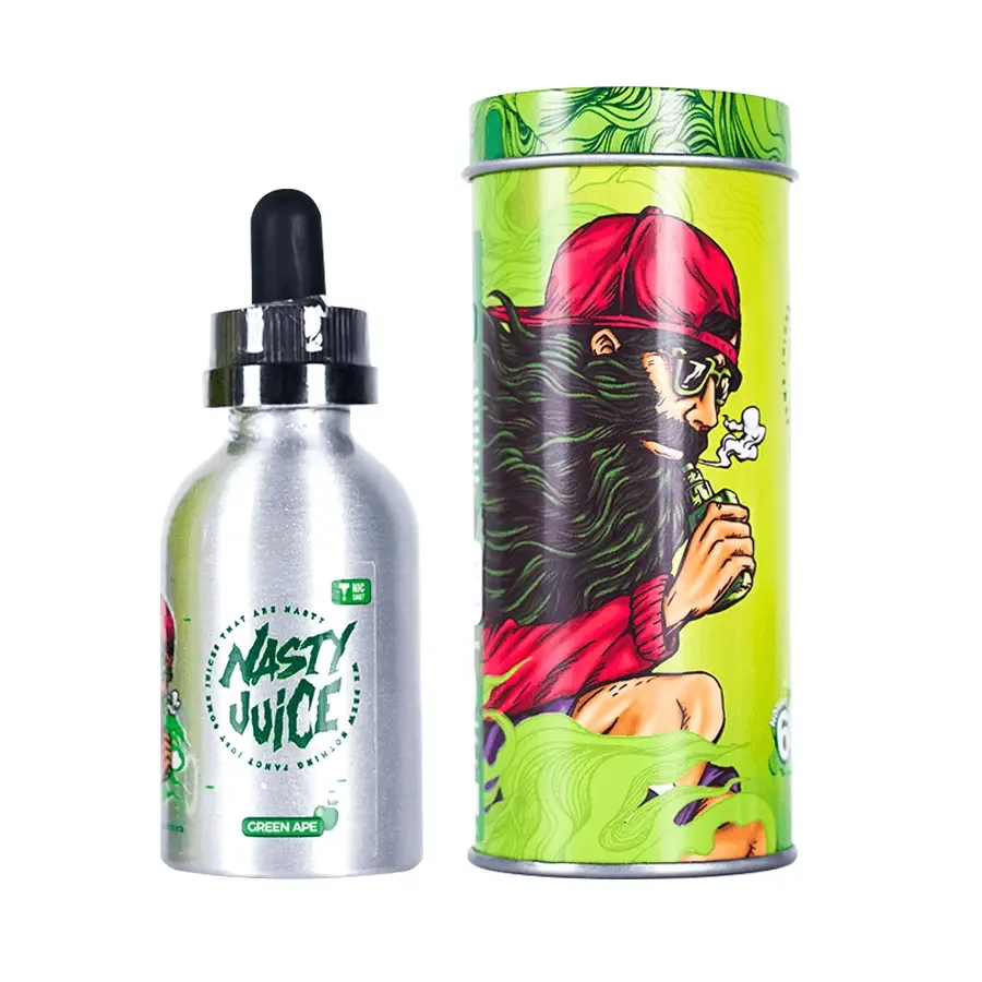 Nasty Juice 50ml Low Mint E-Cig Liquid Trap Queen & Green Ape 3MG Clearance