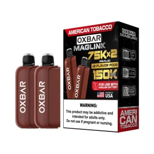 Oxbar Maglink 75K Replacement Pod Cartridge – 2PK