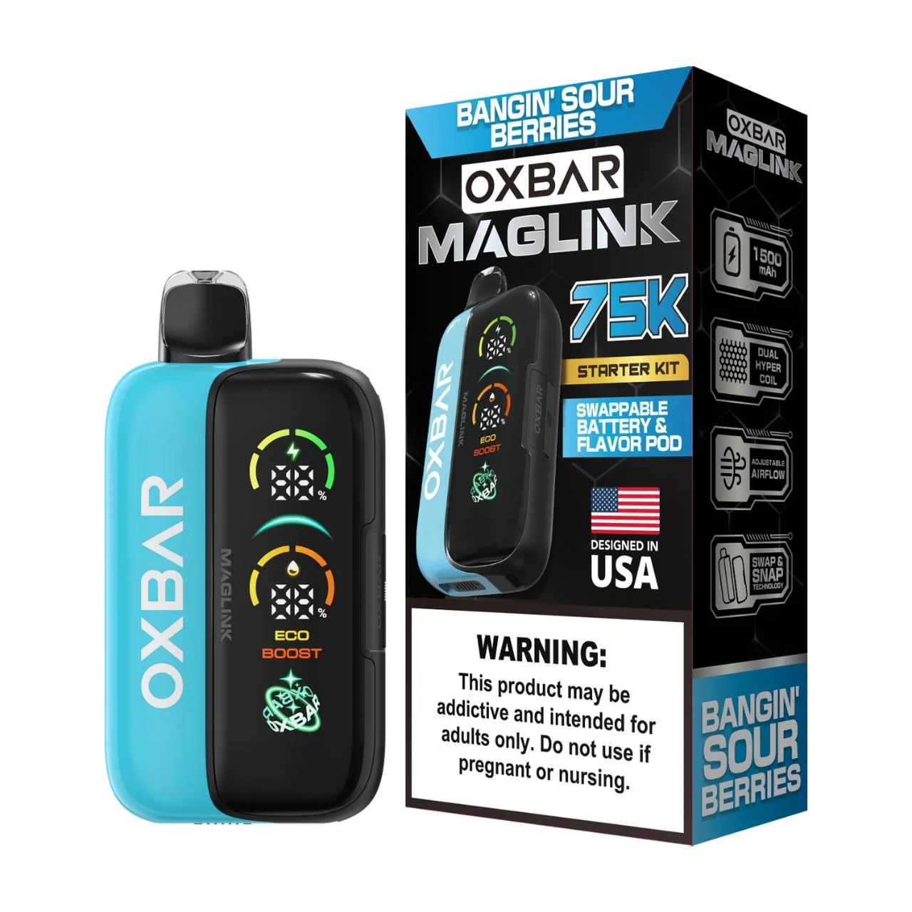 Oxbar Maglink Kit 75K Puff Disposable - Image 2