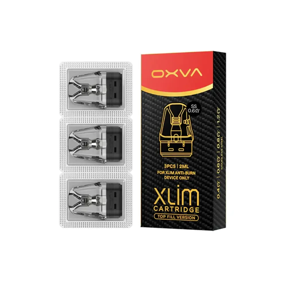 OXVA Xlim SS Top Fill Replacement Pods – Pack of 3 - Image 2