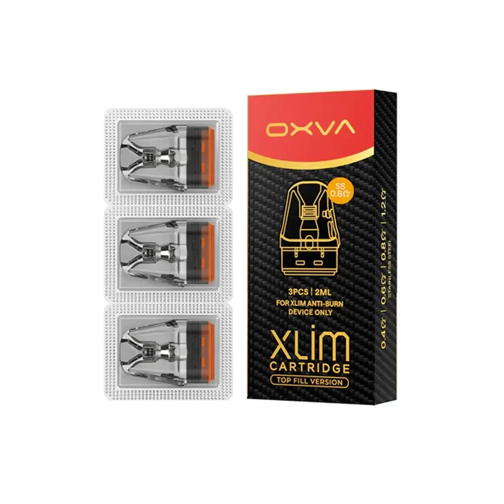 OXVA Xlim SS Top Fill Replacement Pods – Pack of 3