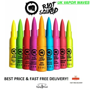 Riot Squad Shortfill 50ml E-Liquid (0mg) + 1 Free Nic Shot