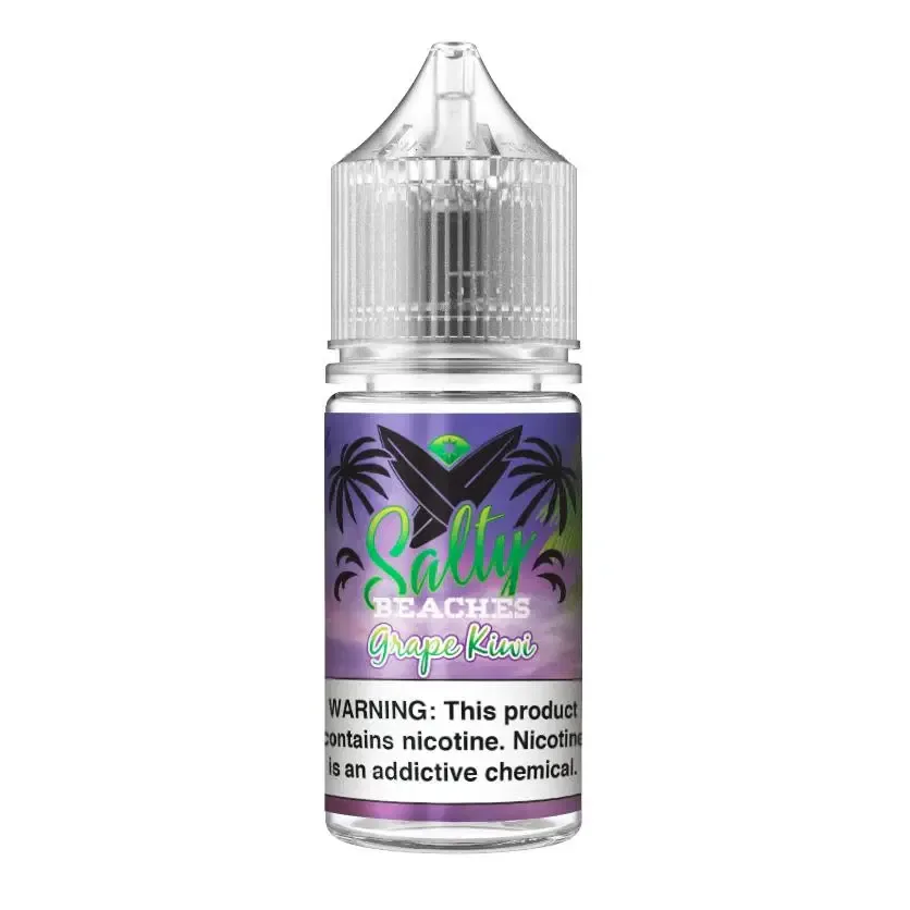 Salty Beaches Grape Kiwi Vape e-Liquid 30mL