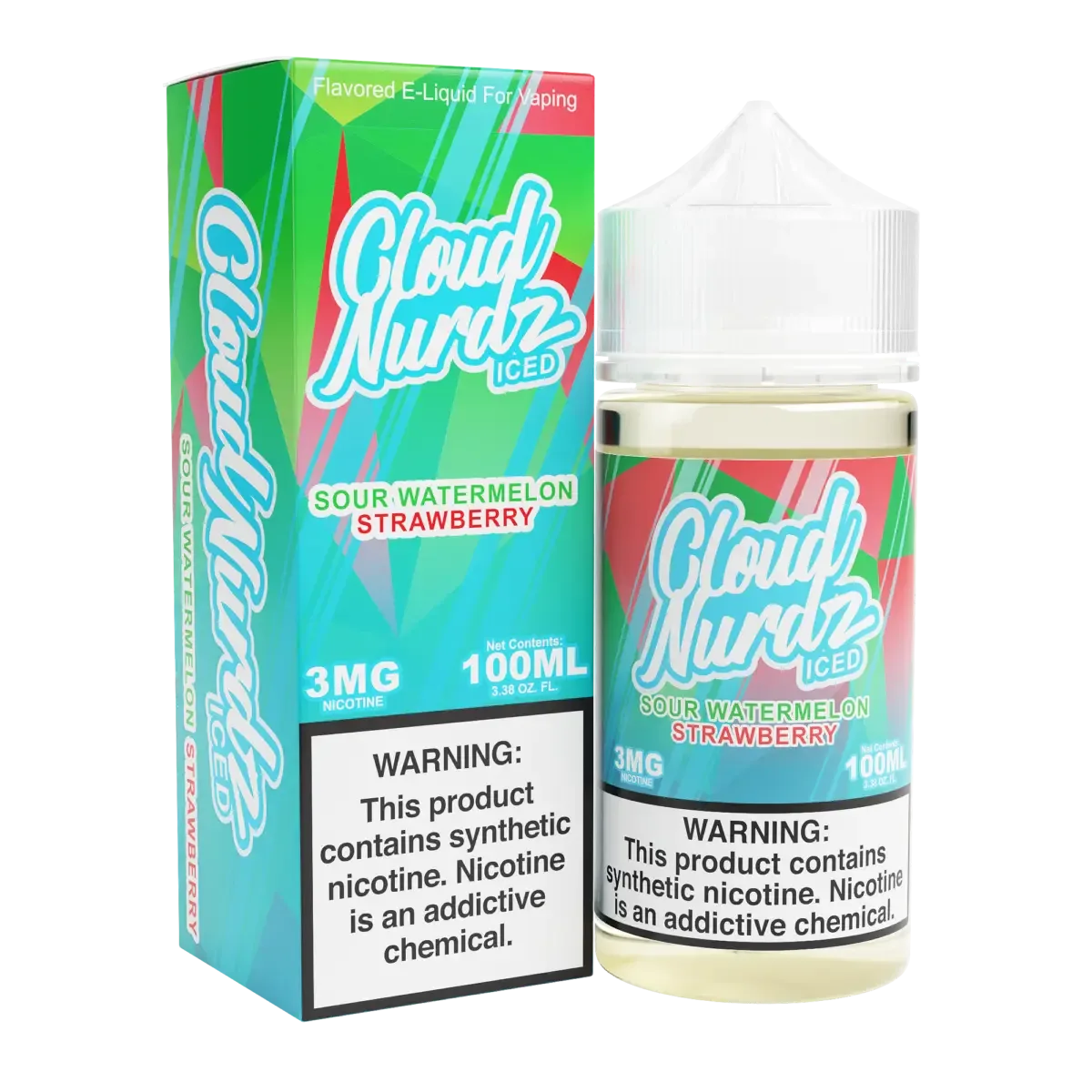 Sour Watermelon Strawberry Iced by Cloud Nurdz TFN 100mL