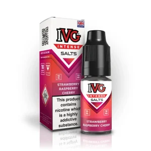 Strawberry Raspberry Cherry Nic Salt by IVG Intense Salts