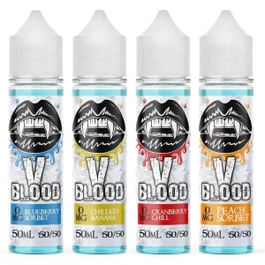 V Blood Ice E-Liquid Juice 50/50 Shortfill – Refreshing Menthol Vape Experience