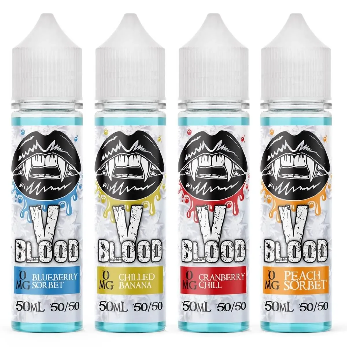 V Blood Ice E-Liquid Juice 50/50 Shortfill – Refreshing Menthol Vape Experience