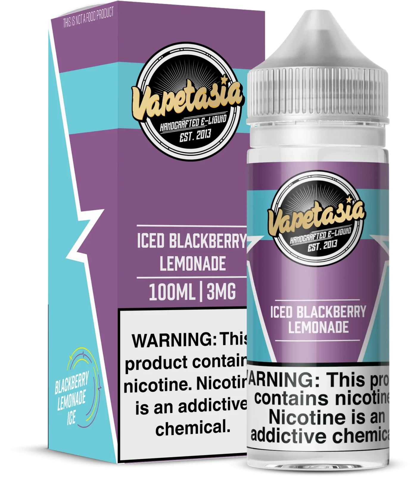 Vapetasia – ICED Blackberry Lemonade – 100ML E-Liquid