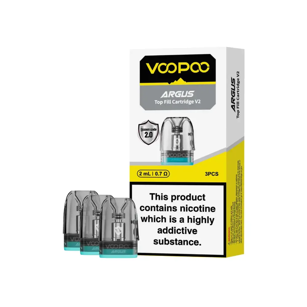 Voopoo Argus Top Fill V2 Pod Cartridges - Pack of 3