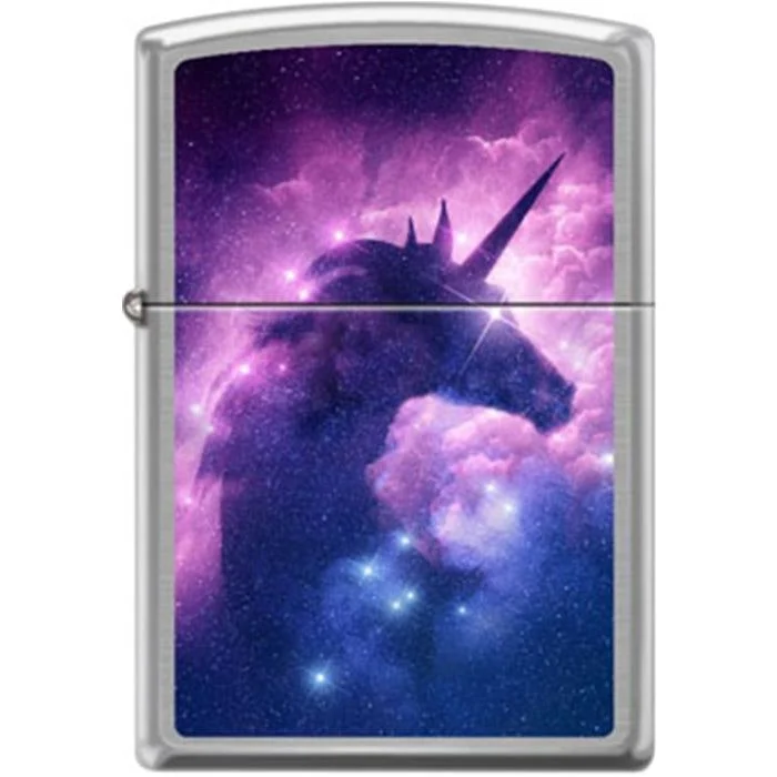 Zippo Lighter - Clouded Celestial Unicorn
